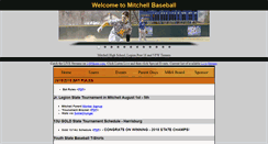 Desktop Screenshot of mitchellbaseball.net